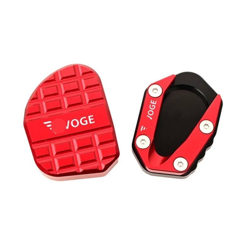 ZIPLJIEXCN Motorrad Seitenständer Unterstützung Für 500r 650ds 300r 300rr 300ac Motorrad CNC Kickstand Fuß Seitenständer Verlängerung Pad Stützplatte Vergrößern S von ZIPLJIEXCN
