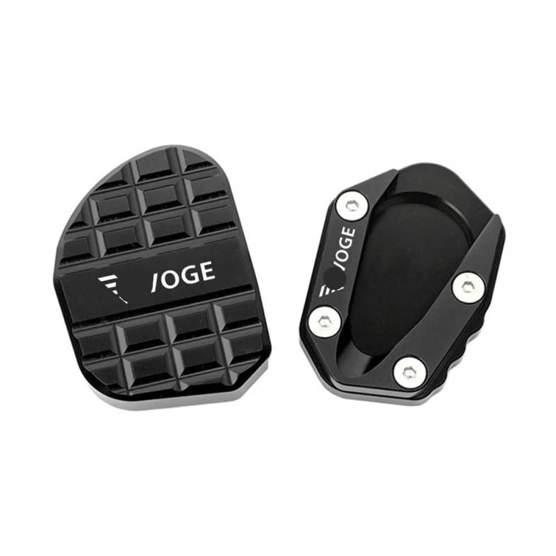 ZIPLJIEXCN Motorrad Seitenständer Unterstützung Für 500r 650ds 300r 300rr 300ac Motorrad CNC Kickstand Fuß Seitenständer Verlängerung Pad Stützplatte Vergrößern S von ZIPLJIEXCN