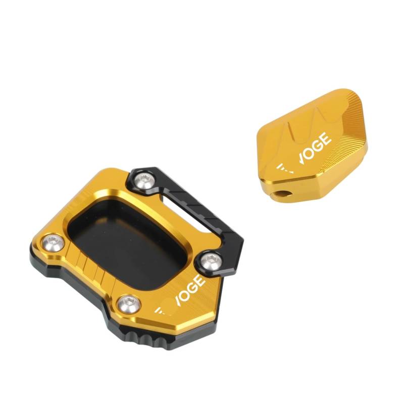 ZIPLJIEXCN Motorrad Seitenständer Unterstützung Für 525DSX Motorrad Vergrößern Ständer Seite Stehen Verlängerung Pad Fuß Unterstützung Platte 525DSX DS 525 DS525 DS/DSX 525 von ZIPLJIEXCN