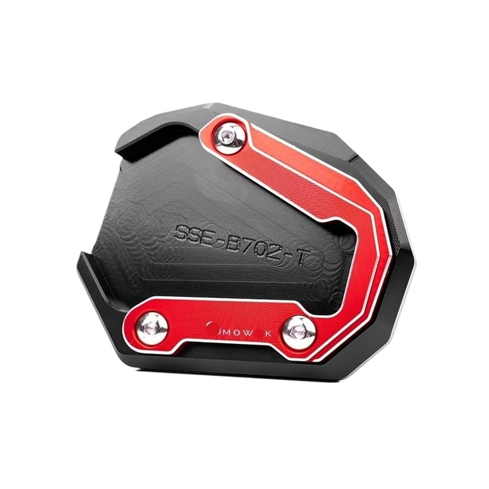 ZIPLJIEXCN Motorrad Seitenständer Unterstützung Für Be&Nelli TRK702X TRK702 2022 TRK 702X TRK 702 2023 Motorrad Ständer Fuß Seite Stehen Enlarger Pad Unterstützung Platte Reifen Ventil von ZIPLJIEXCN