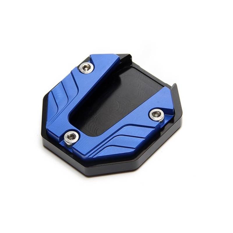 ZIPLJIEXCN Motorrad Seitenständer Unterstützung Für Motorrad Allgemeine Anti-Slip Seite Unterstützung Basis Zubehör Seite Stehen Verlängerung Fuß Pad Unterstützung Platte Motorrad Zubehör von ZIPLJIEXCN