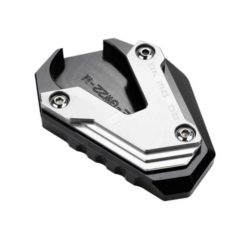 ZIPLJIEXCN Motorrad Seitenständer Unterstützung Für h&ond&a Goldwing 1800 GL1800 F6B 2002-2023 Motorrad Zubehör Seite Stehen Pad Platte Ständer Enlarger Unterstützung Verlängerung von ZIPLJIEXCN
