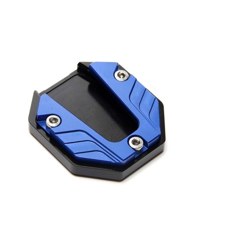 ZIPLJIEXCN Motorrad Seitenständer Unterstützung Motorrad Fahrrad CNC Aluminium Legierung Parkplatz Ständer Pad Platte Basis Bike Seite Stehen Grip Unterstützung Fuß Pad Basis H9EE von ZIPLJIEXCN