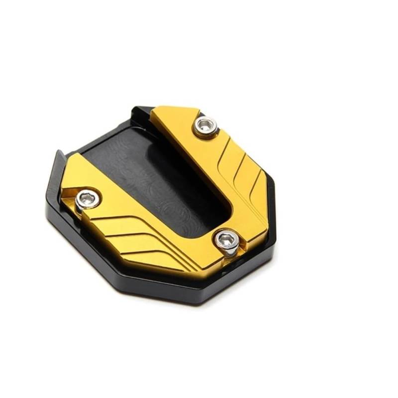 ZIPLJIEXCN Motorrad Seitenständer Unterstützung Motorrad Fahrrad CNC Aluminium Legierung Parkplatz Ständer Pad Platte Basis Bike Seite Stehen Grip Unterstützung Fuß Pad Basis H9EE von ZIPLJIEXCN