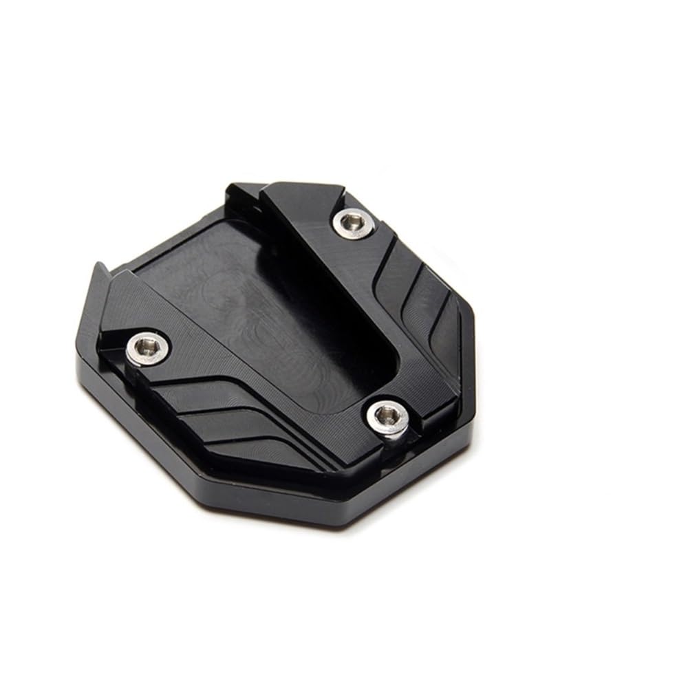 ZIPLJIEXCN Motorrad Seitenständer Unterstützung Motorrad Fahrrad CNC Aluminium Legierung Parkplatz Ständer Pad Platte Basis Bike Seite Stehen Grip Unterstützung Fuß Pad Basis H9EE von ZIPLJIEXCN