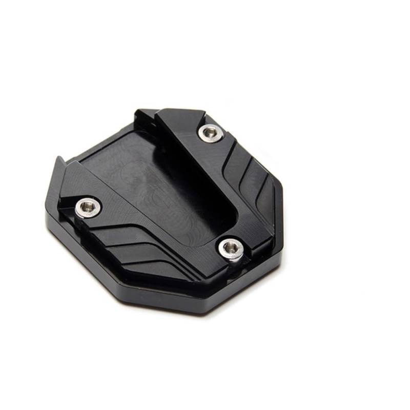 ZIPLJIEXCN Motorrad Seitenständer Unterstützung Motorrad Fahrrad CNC Aluminium Legierung Parkplatz Ständer Pad Platte Basis Bike Seite Stehen Grip Unterstützung Fuß Pad Basis H9EE von ZIPLJIEXCN