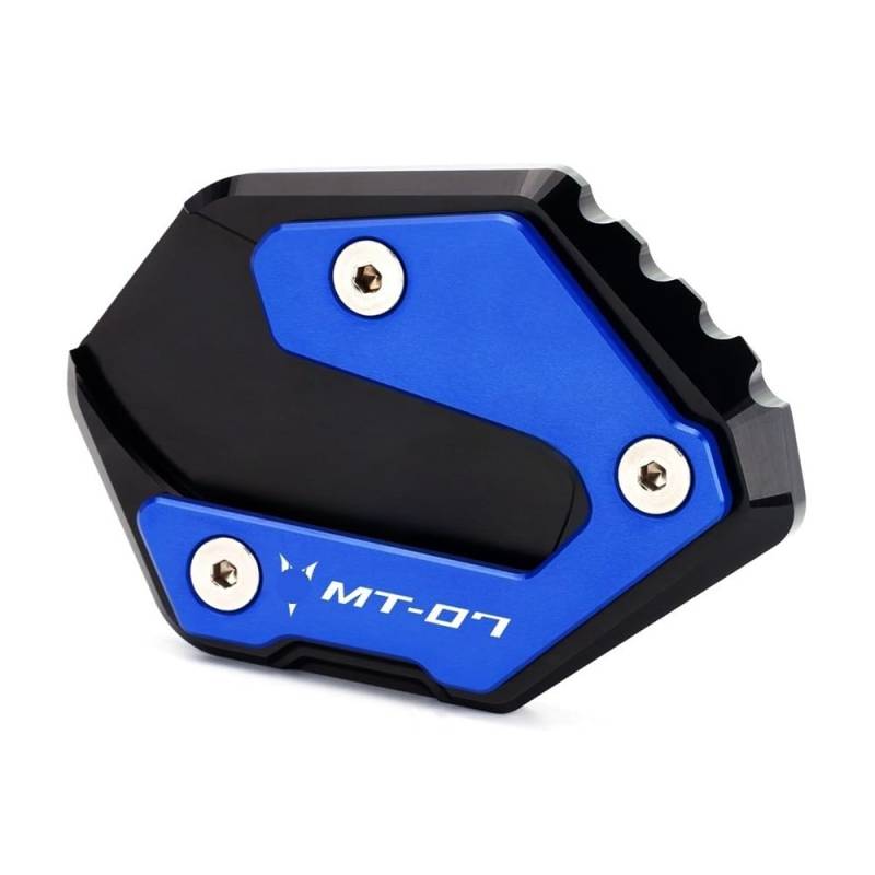 ZIPLJIEXCN Motorrad Seitenständer Unterstützung Motorrad Für YAM&AHA MT-07 MT-09 MT07 MT09 MT 07 09 Fuß Ständer Seite Stehen Verlängerung Vergrößern Platte Pad Zubehör von ZIPLJIEXCN