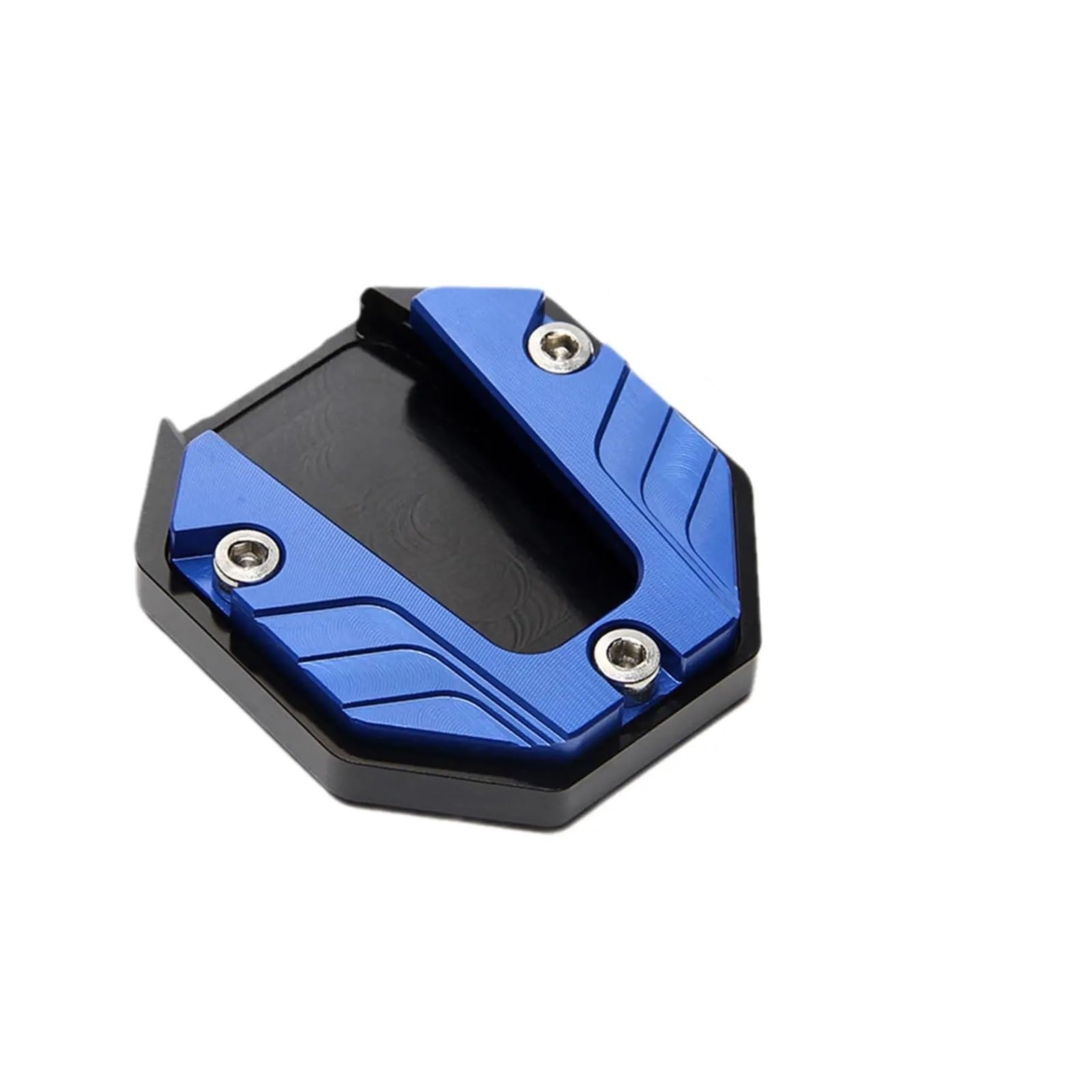 ZIPLJIEXCN Motorrad Seitenständer Unterstützung Motorrad Fuß Unterstützung Pad Aluminium Legierung Ständer Basis Fuß Pad Extender Anti-Slip Verlängerung Ständer Zubehör Seite Univ G2O2 von ZIPLJIEXCN