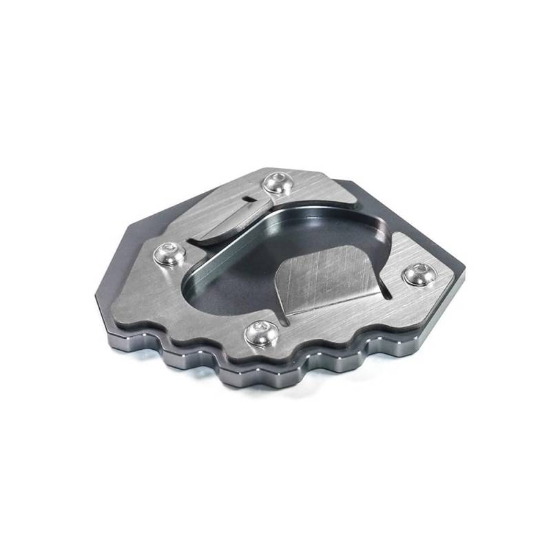 ZIPLJIEXCN Motorrad Seitenständer Unterstützung Motorrad Seite Stehen Vergrößern Erweiterung Für Tig&er 1200 1200 2022- Zubehör Ständer Fuß Pad Unterstützung Edelstahl von ZIPLJIEXCN