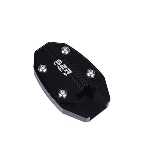 ZIPLJIEXCN Motorrad Seitenständer Unterstützung Motorrad Seite Stehen Vergrößerungs Platte Ständer Verlängerung Pad Unterstützung Fuß Regal Für HYOSUNG Aquila GV300S GV 300 S GV300 S Teil von ZIPLJIEXCN