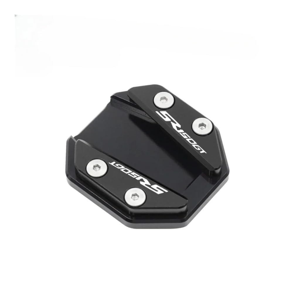 ZIPLJIEXCN Motorrad Seitenständer Unterstützung Motorrad Ständer Pad Anti-Slip Tempel Platte Basis Seite Stehen Grip Unterstützung Fuß Pad Basis FÜR SR125GT SR1 125 von ZIPLJIEXCN