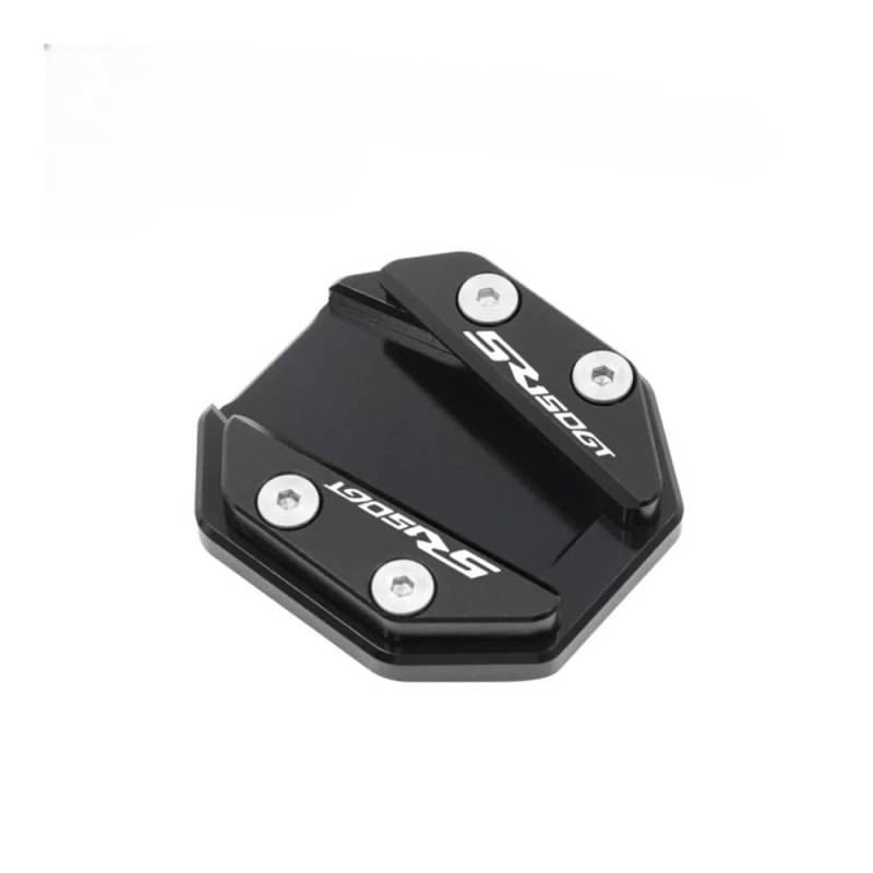 ZIPLJIEXCN Motorrad Seitenständer Unterstützung Motorrad Ständer Pad Anti-Slip Tempel Platte Basis Seite Stehen Grip Unterstützung Fuß Pad Basis FÜR SR125GT SR1 125 von ZIPLJIEXCN