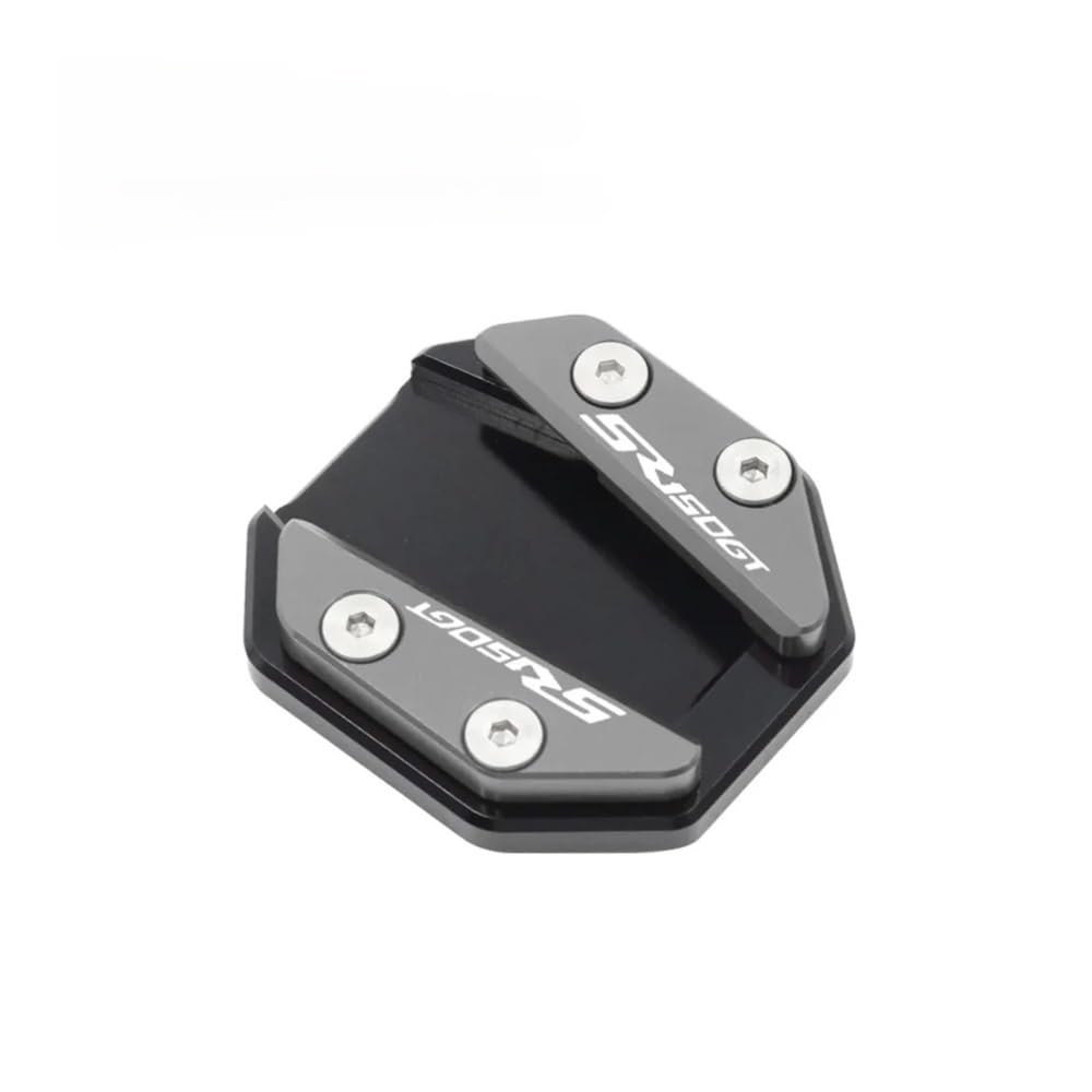 ZIPLJIEXCN Motorrad Seitenständer Unterstützung Motorrad Ständer Pad Anti-Slip Tempel Platte Basis Seite Stehen Grip Unterstützung Fuß Pad Basis FÜR SR125GT SR1 125 von ZIPLJIEXCN
