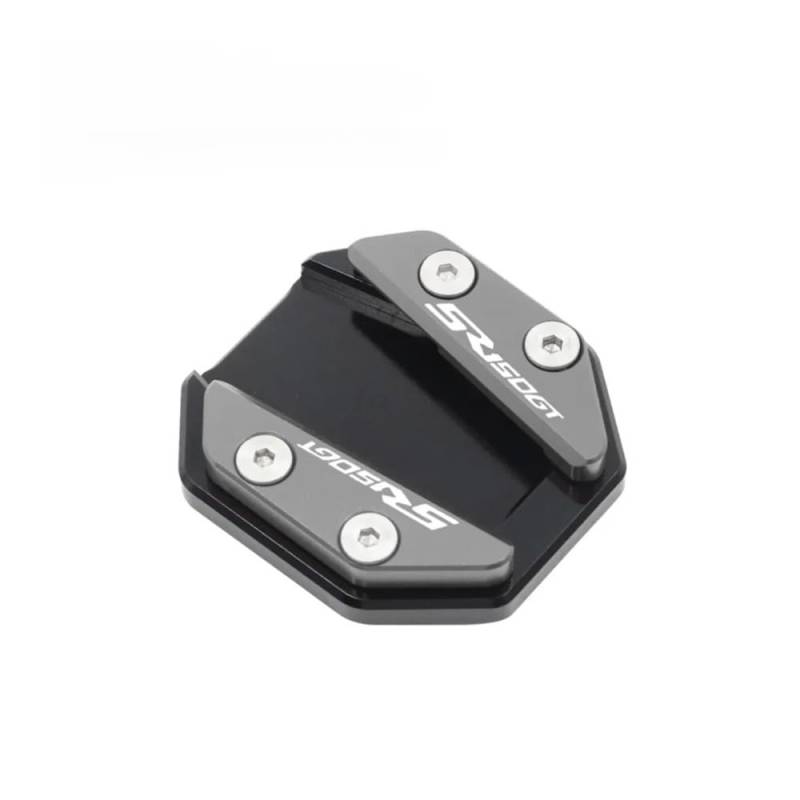 ZIPLJIEXCN Motorrad Seitenständer Unterstützung Motorrad Ständer Pad Anti-Slip Tempel Platte Basis Seite Stehen Grip Unterstützung Fuß Pad Basis FÜR SR125GT SR1 125 von ZIPLJIEXCN