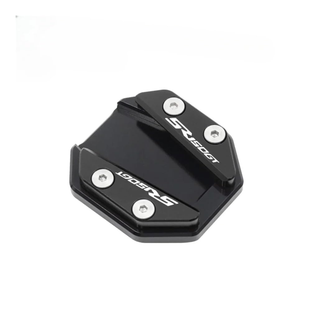 ZIPLJIEXCN Motorrad Seitenständer Unterstützung Motorrad Ständer Pad Anti-Slip Tempel Platte Basis Seite Stehen Grip Unterstützung Fuß Pad Basis FÜR SR125GT SR1 125 von ZIPLJIEXCN