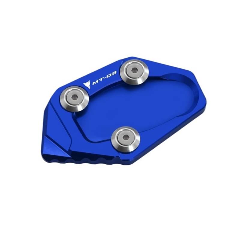 ZIPLJIEXCN Motorrad Seitenständer Unterstützung Motorrad Zubehör Fuß Seite Ständer Ständer Anti-Slip Verlängerung Unterstützung Platte Für YAM&AHA MT-03 R3 Mt03 R3 2015-2024 von ZIPLJIEXCN