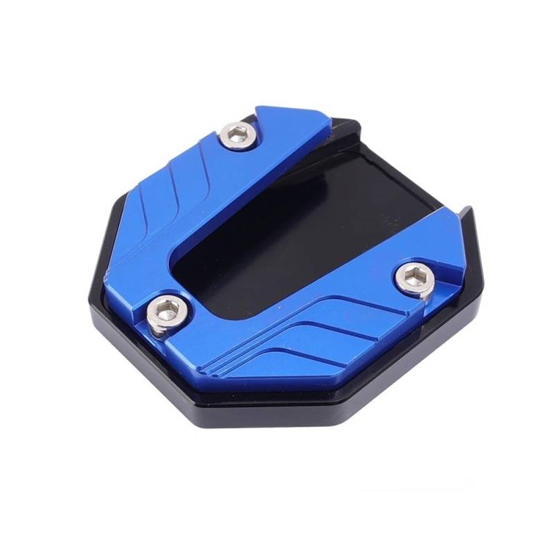 ZIPLJIEXCN Motorrad Seitenständer Unterstützung Universal Motorrad Bikes Seite Stativ Sitz Ständer Extender Fuß Seite Stehen Fuß Pad Anti-Slip Vergrößert Basis Seite Halterung von ZIPLJIEXCN
