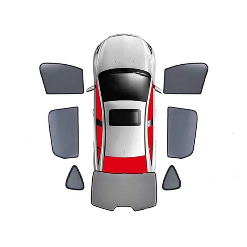 Auto Seitenscheibe Frontscheibe Heckscheibe Sonnenschutz für Subaru Outback 2015-2020 2021 2022 2023 2024 Car Sun Shade PrivatsphäRe Schutz ZubehöR,7PCS von ZIROXI