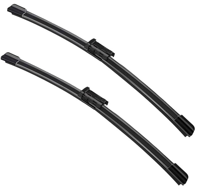 2 Scheibenwischerblätter für VW Jetta 2011-2019 VW Passat MK6, B7 2012-2018 Ersatz Wischerblatt-Set – 61 cm / 19 cm (2 Stück) Top Lock 16 mm von ZIXMMO