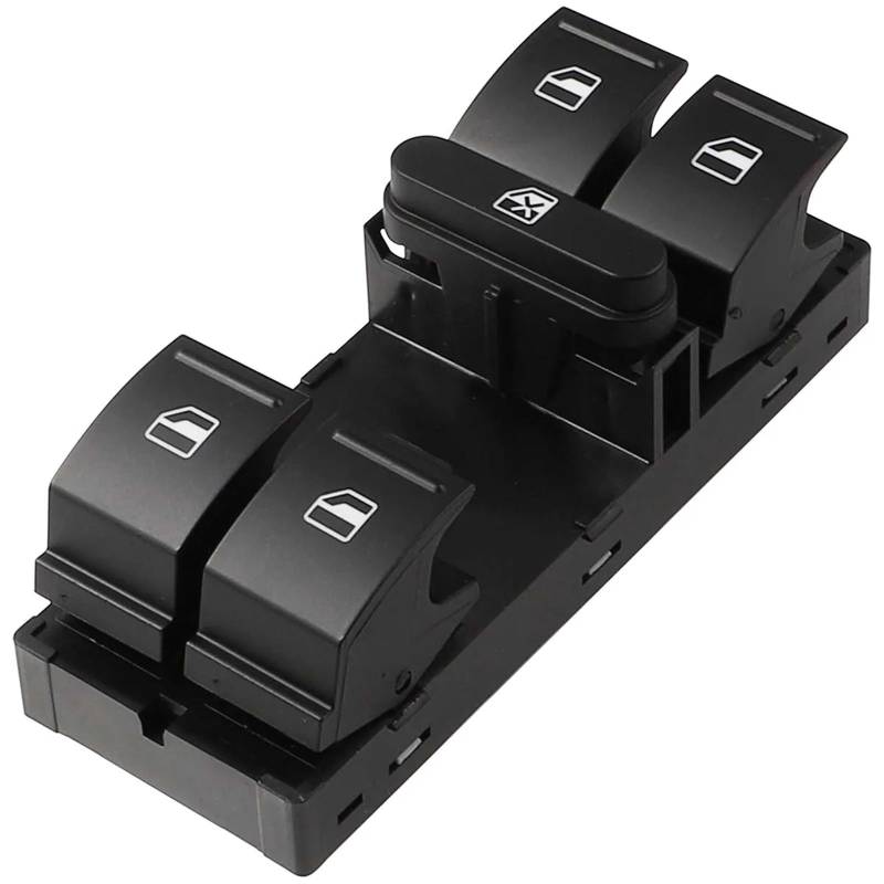 1K4959857B Auto Fenster Master Switch Panel Auto Elektrische Power Lift Fenster Control Taste/Fit for VW AMAROK Golf 5 6 Plus Jetta von ZIxmix