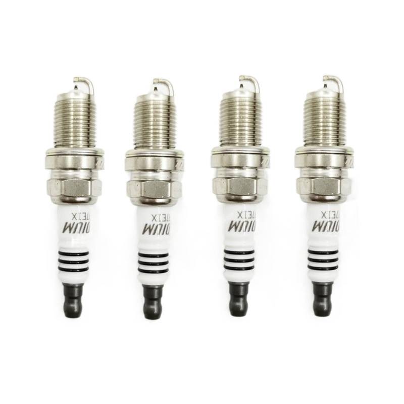 4 Stück BKR7EIX 2667 Iridium-Zündkerze, kompatibel mit Polaris Porsche Audi Quattro BMW Honda Volvo BKR7EIX-2667 Zündkerzen Spark Plug Compatible von Zixmix