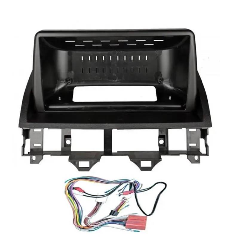 9-Zoll-Autorahmen-Blendenadapter Android Radio Audio Dash Fitting Panel Kit/Passend for Mazda 6 2004-2015 Autoradio Radioblende Doppel,Autoradio-Rahmen(Frame Cable) von ZIxmix