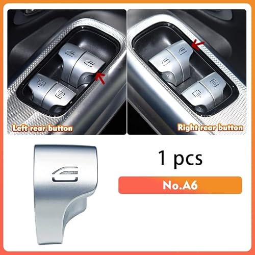 /Fit for Mercedes W206 W254 W214 Auto Power Fenster Schalter Taste Abdeckung Kappe for Benz CE GLC Klasse Coupe C200 e260 GLC300 2069008815(No.10) von ZIxmix