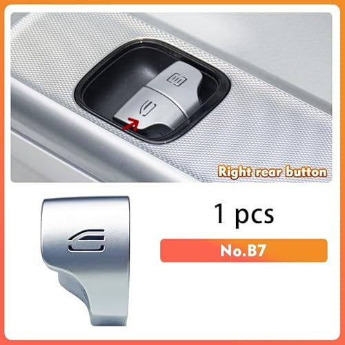 /Fit for Mercedes W206 W254 W214 Auto Power Fenster Schalter Taste Abdeckung Kappe for Benz CE GLC Klasse Coupe C200 e260 GLC300 2069008815(No.5) von ZIxmix