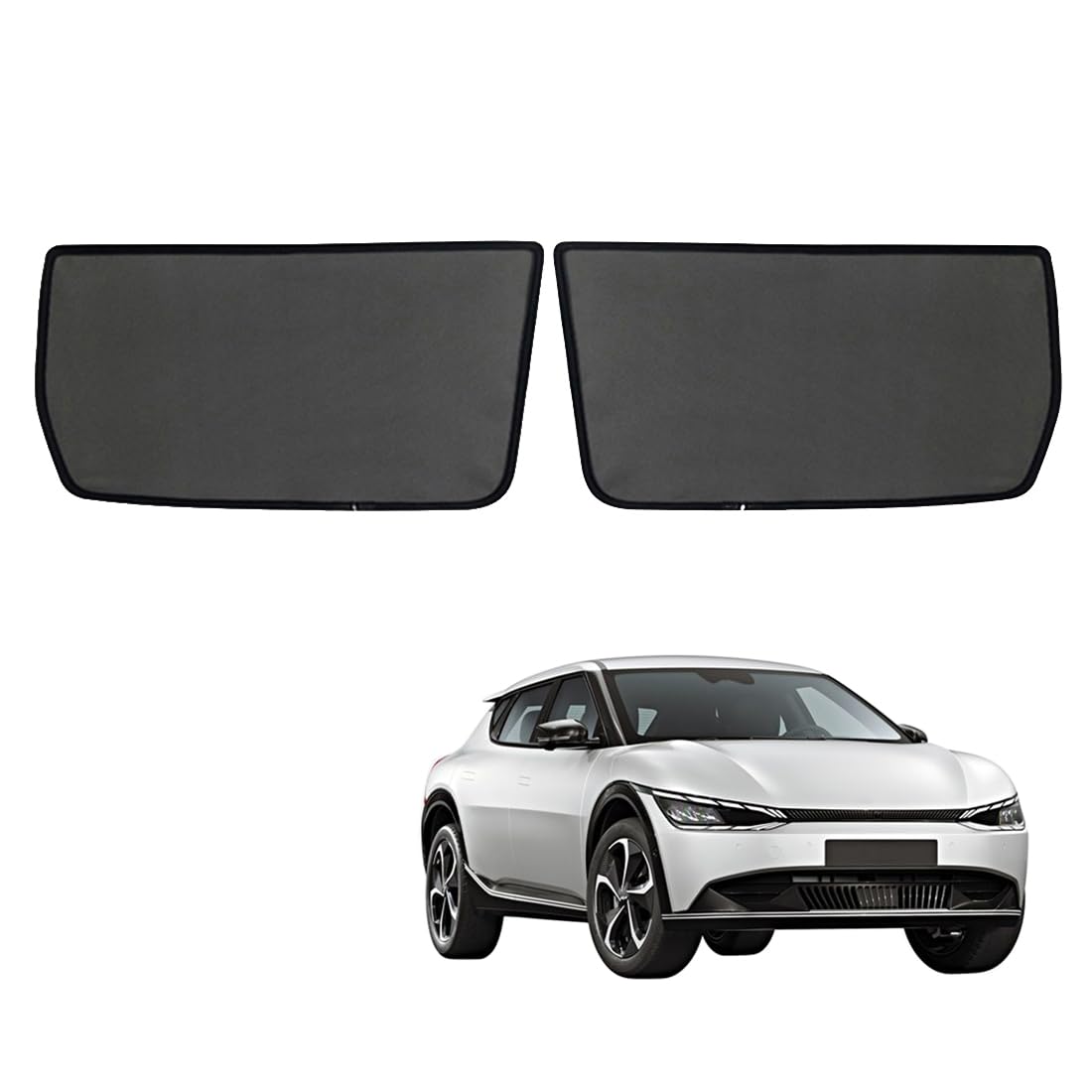Sonnenschutz Auto Vorhang Für Baby Kinder Sonnenblende Für KIA EV6 2021-2024 UV Schutz Magnetisch Sonnenschutz Für Autofenster Seitenscheibe Schwarz,Rear-window-2PCS Sonnenschutz Auto Vorhang Für Baby Kinder Sonnenblende Für KIA EV6 2021-2024 UV Schutz Magnetisch Sonnenschutz Für Autofenster Seitenscheibe Schwarz,Rear-window-2PCS von ZJIEX