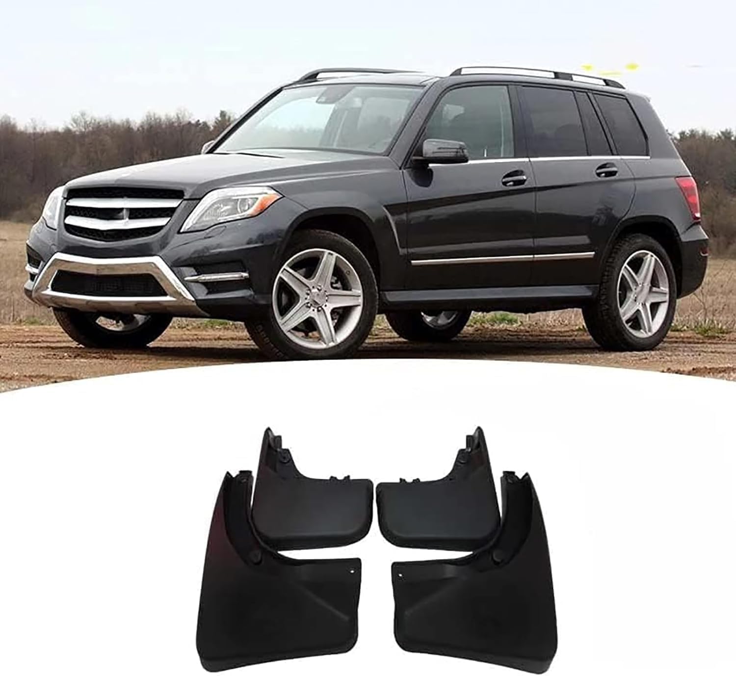 Auto Schmutzfänger für Benz GLK X204 2008-2015,Abwaschbar Einfache Montage Kratzfest Spritzschutz Strapazierfähig Kotflügel. Auto Schmutzfänger für Benz GLK X204 2008-2015,Abwaschbar Einfache Montage Kratzfest Spritzschutz Strapazierfähig Kotflügel. von ZJIZOU