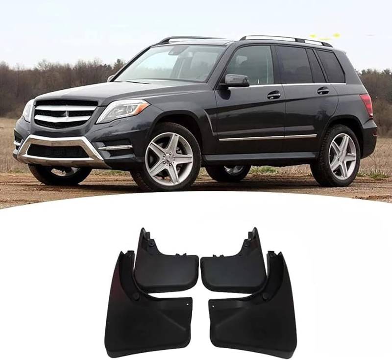 Auto Schmutzfänger für Benz GLK X204 2008-2015,Abwaschbar Einfache Montage Kratzfest Spritzschutz Strapazierfähig Kotflügel. von ZJIZOU