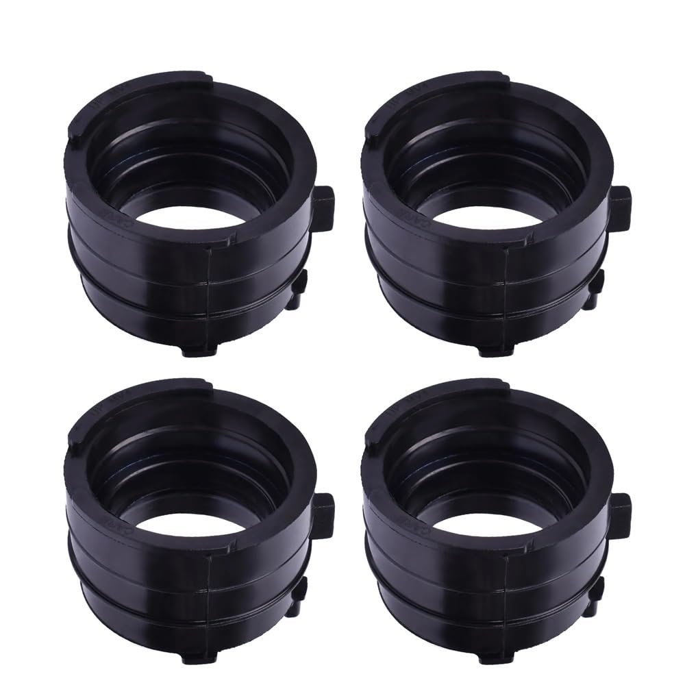 4-teiliges Set, Vergaseradapter, Ansaugkrümmer, Gummischnittstelle, kompatibel mit CBR400 NC23 NC29 CB-1 CB400F CB400-Modellen 4-teiliges Set, Vergaseradapter, Ansaugkrümmer, Gummischnittstelle, kompatibel mit CBR400 NC23 NC29 CB-1 CB400F CB400-Modellen von ZJNWTVUH