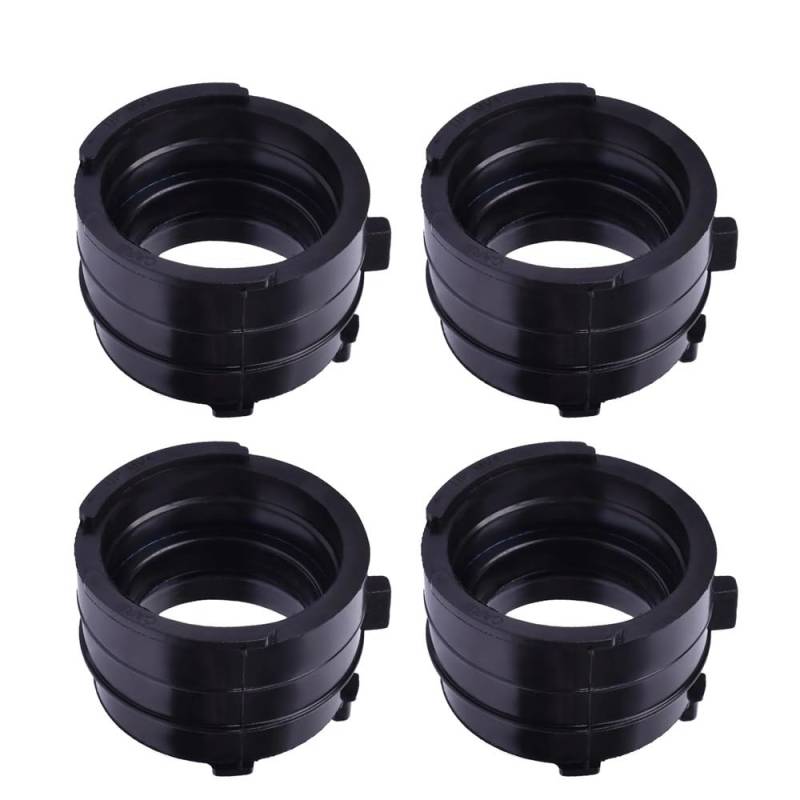 4-teiliges Set, Vergaseradapter, Ansaugkrümmer, Gummischnittstelle, kompatibel mit CBR400 NC23 NC29 CB-1 CB400F CB400-Modellen von ZJNWTVUH