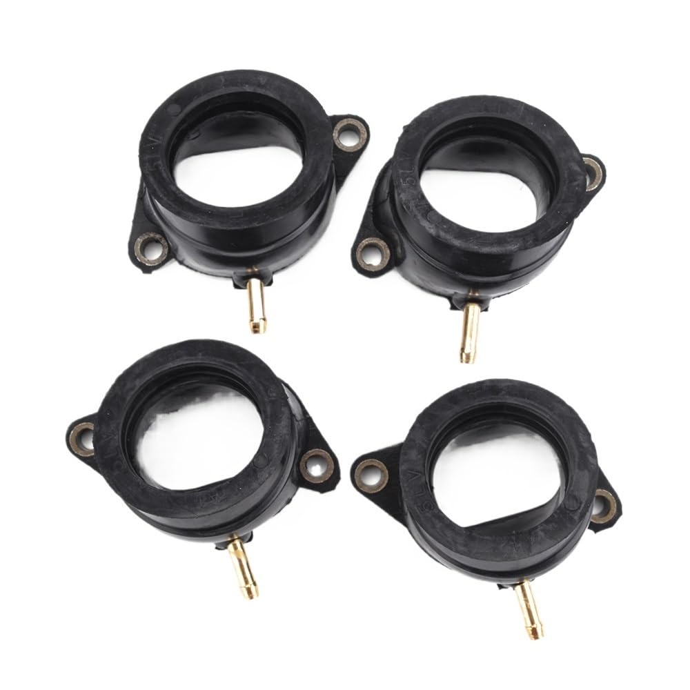 Ansaugkrümmer-Vergaser-Schnittstellenadapter-Set, 4-teilig, kompatibel mit den Modellen FZS1000 FZ1 1000 2001–2005, Teilenummer 5LV-13586-01 Ansaugkrümmer-Vergaser-Schnittstellenadapter-Set, 4-teilig, kompatibel mit den Modellen FZS1000 FZ1 1000 2001–2005, Teilenummer 5LV-13586-01 von ZJNWTVUH