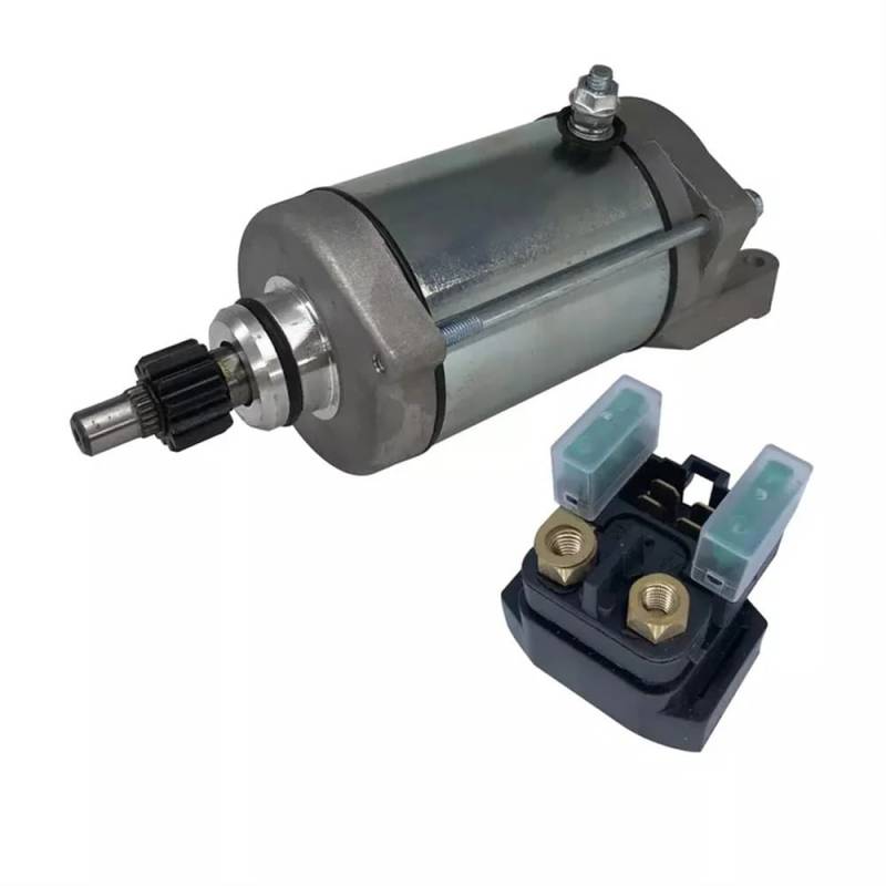 Ersatz-Motorrad-Anlasser und Relais-Magnetventil, kompatibel mit 660 YFM660 YFM660R YFM660RLE YFM660RSE 2001–2005 von ZJNWTVUH