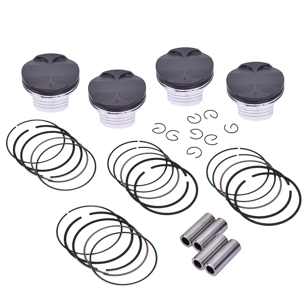 Kompatibel mit CBR1000RR 06-07 CBR1000 CBR 1000 Motorrad 4 Einstellen Motorkolbenringe 75 mm 75,25 mm 75,5 mm 75,75 mm 76 mm std ~+100(4 set 0.50) von ZJNWTVUH