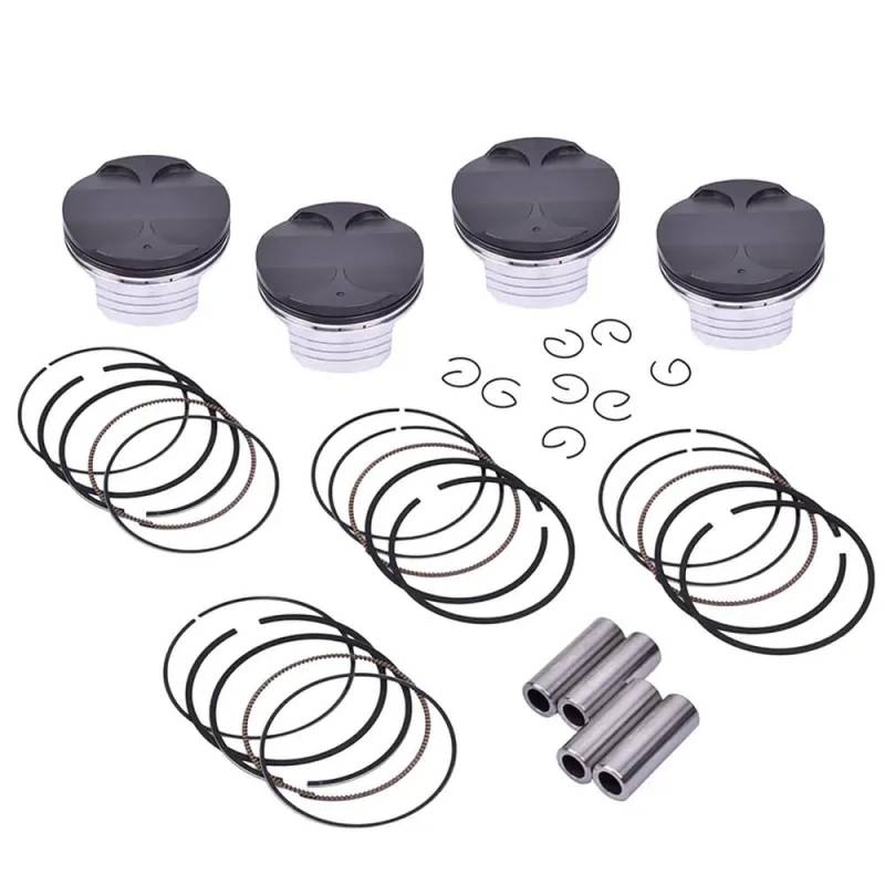 Kompatibel mit CBR1000RR 06-07 CBR1000 CBR 1000 Motorrad 4 Einstellen Motorkolbenringe 75 mm 75,25 mm 75,5 mm 75,75 mm 76 mm std ~+100(4 set 0.50) von ZJNWTVUH