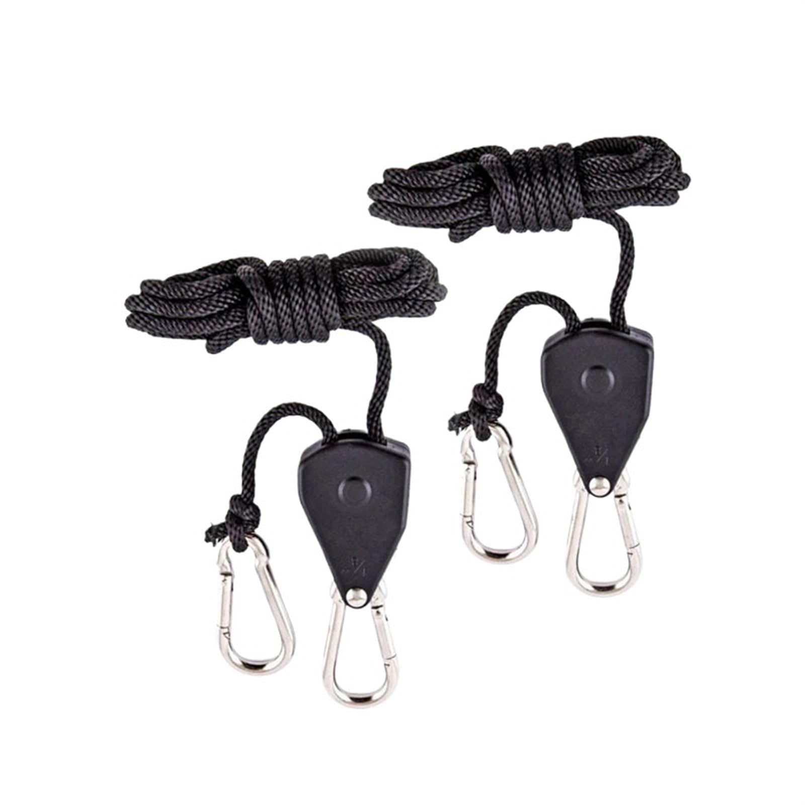 Einstellbare Heavy Duty Seil Aufhänger Ratschen Anlage Beleuchtung Vorrichtung for Aufhänger Wachsen Lichter 75lbs Gewicht Kapazität für Sonnensegel(Metal Wheels 2pc) von ZJPOJph