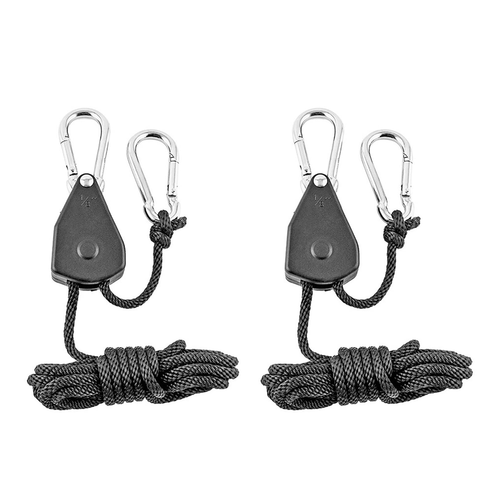Einstellbarer Flaschenzughaken Campingzelt Bindeseilspanner Ratschenaufhänger Markisenseilhaken Baldachinschnalle für Sonnensegel(2PCS) von ZJPOJph