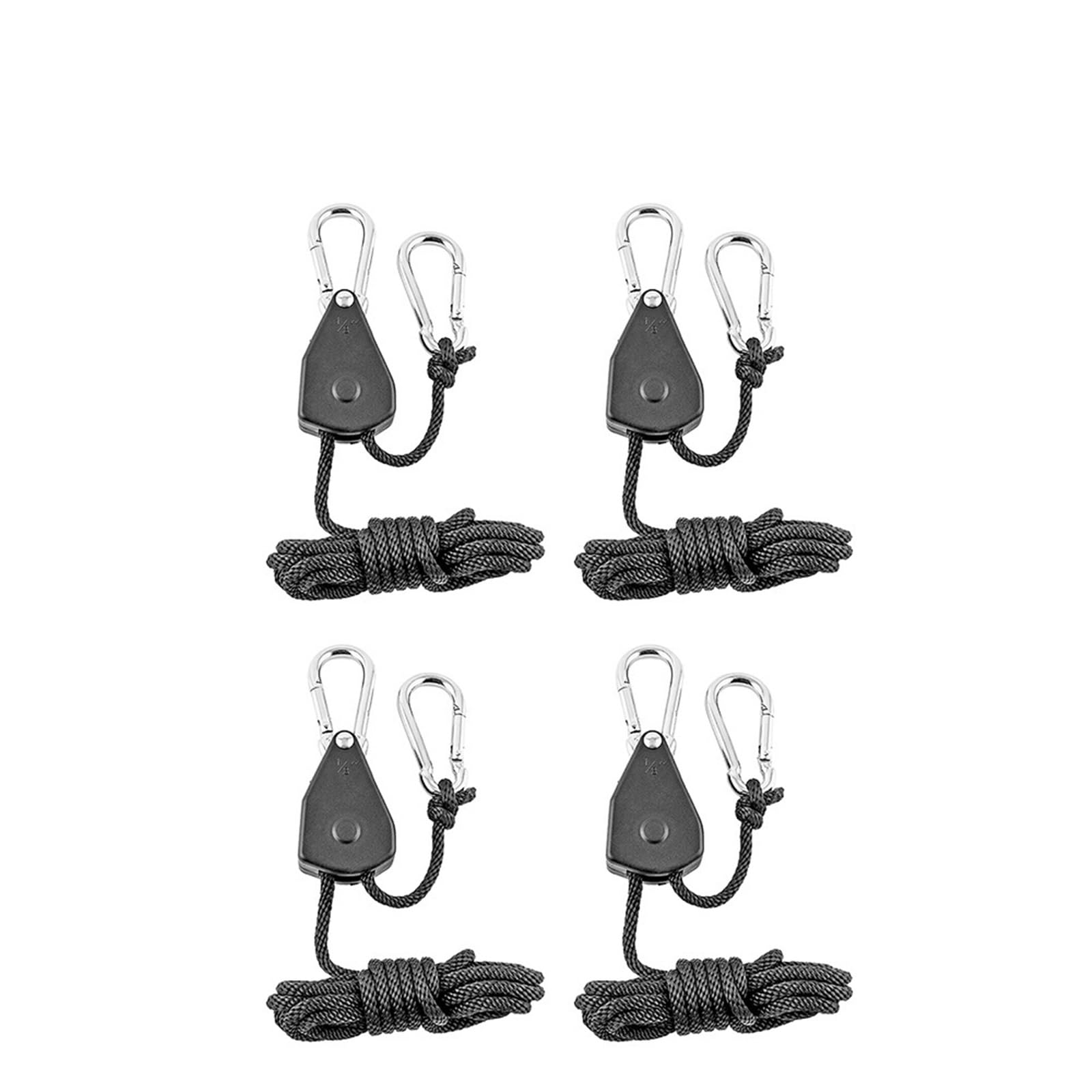 Einstellbarer Flaschenzughaken Campingzelt Bindeseilspanner Ratschenaufhänger Markisenseilhaken Baldachinschnalle für Sonnensegel(4PCS) von ZJPOJph