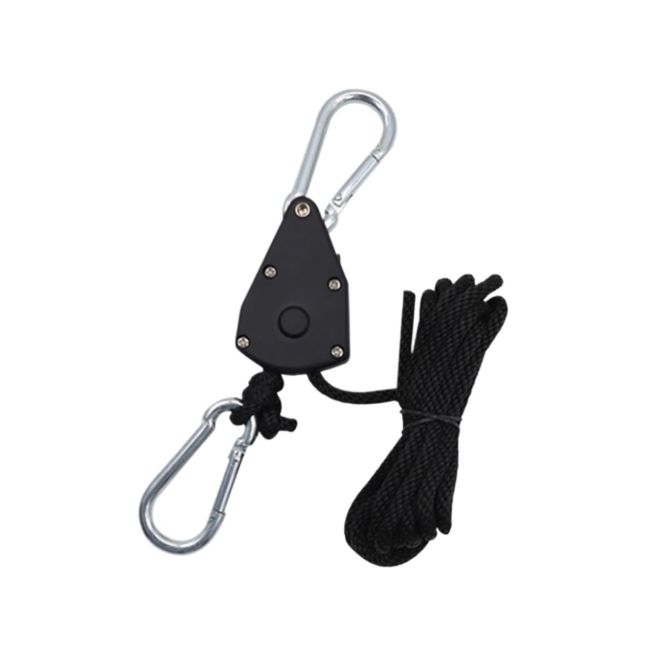 Metall-Riemenscheiben-Seilratschen, verstellbar, Wachstumslicht, Schwerer Verriegelungsbügel, Hebeband for Gewächshaus-Zimmerpflanzen für Sonnensegel(Zinc Alloy Pulley) von ZJPOJph
