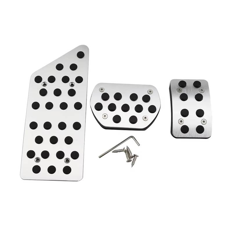 Auto Bremspedal Auto Bremse Gas Kupplung Kraftstoff Gaspedal Abdeckung Auto Pedale Zubehör Für Citroen Für C5 Für C6 Car Pedals Cover(AT) von ZJYZYQ