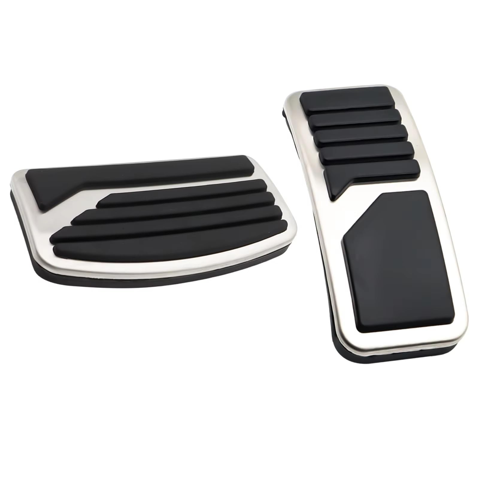 Auto Bremspedal Auto-Gas-Kupplungs-Bremspedal-Abdeckungssatz Aus Rostfreiem Gummi Rutschfeste Unterlage Für Pajero 3 Für Outlander Für Lancer X Für Eclipse Für Cross Car Pedals Cover(AT) von ZJYZYQ