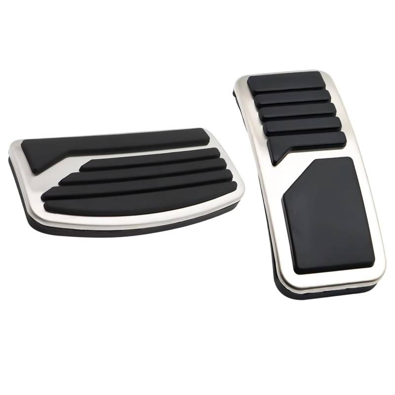 Auto Bremspedal Auto-Gas-Kupplungs-Bremspedal-Abdeckungssatz Aus Rostfreiem Gummi Rutschfeste Unterlage Für Pajero 3 Für Outlander Für Lancer X Für Eclipse Für Cross Car Pedals Cover(AT) von ZJYZYQ