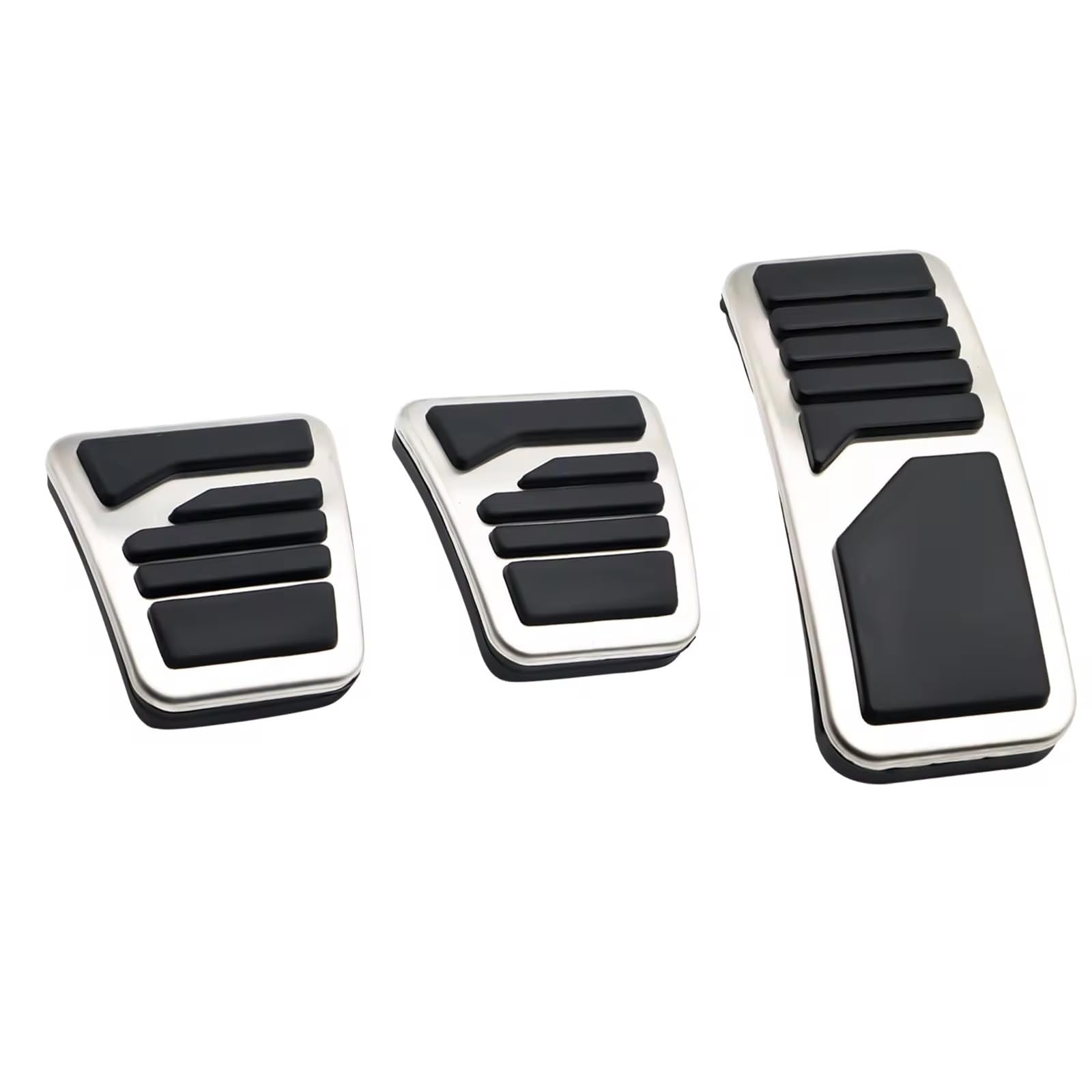 Auto Bremspedal Auto-Gas-Kupplungs-Bremspedal-Abdeckungssatz Aus Rostfreiem Gummi Rutschfeste Unterlage Für Pajero 3 Für Outlander Für Lancer X Für Eclipse Für Cross Car Pedals Cover(MT) von ZJYZYQ