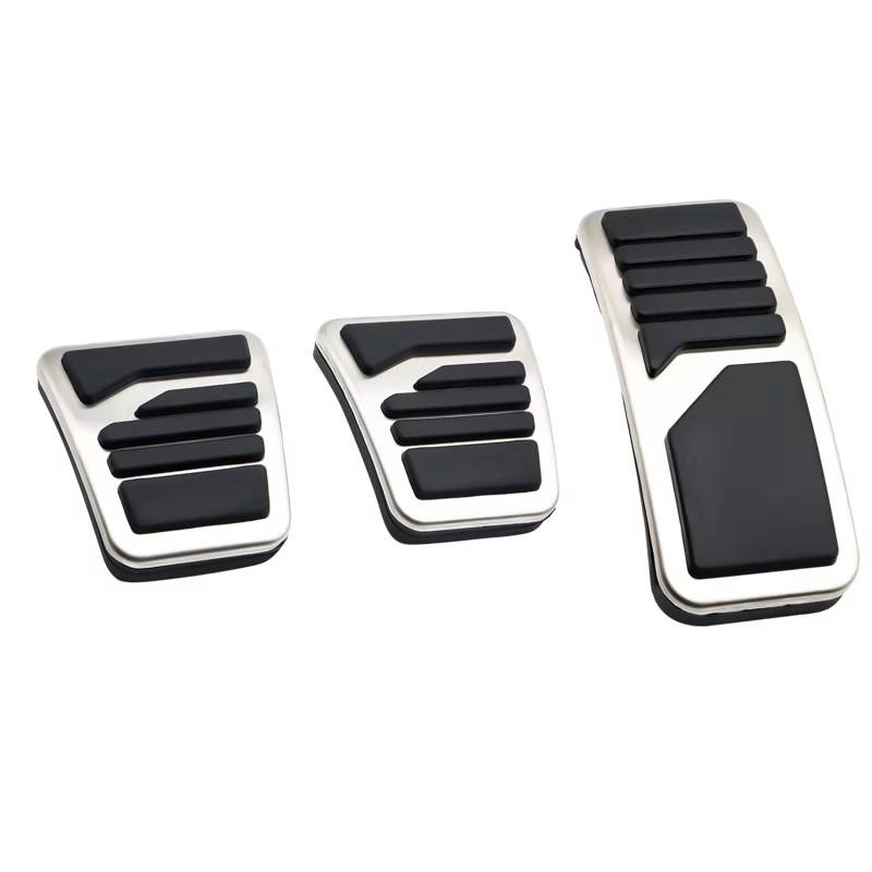 Auto Bremspedal Auto-Gas-Kupplungs-Bremspedal-Abdeckungssatz Aus Rostfreiem Gummi Rutschfeste Unterlage Für Pajero 3 Für Outlander Für Lancer X Für Eclipse Für Cross Car Pedals Cover(MT) von ZJYZYQ