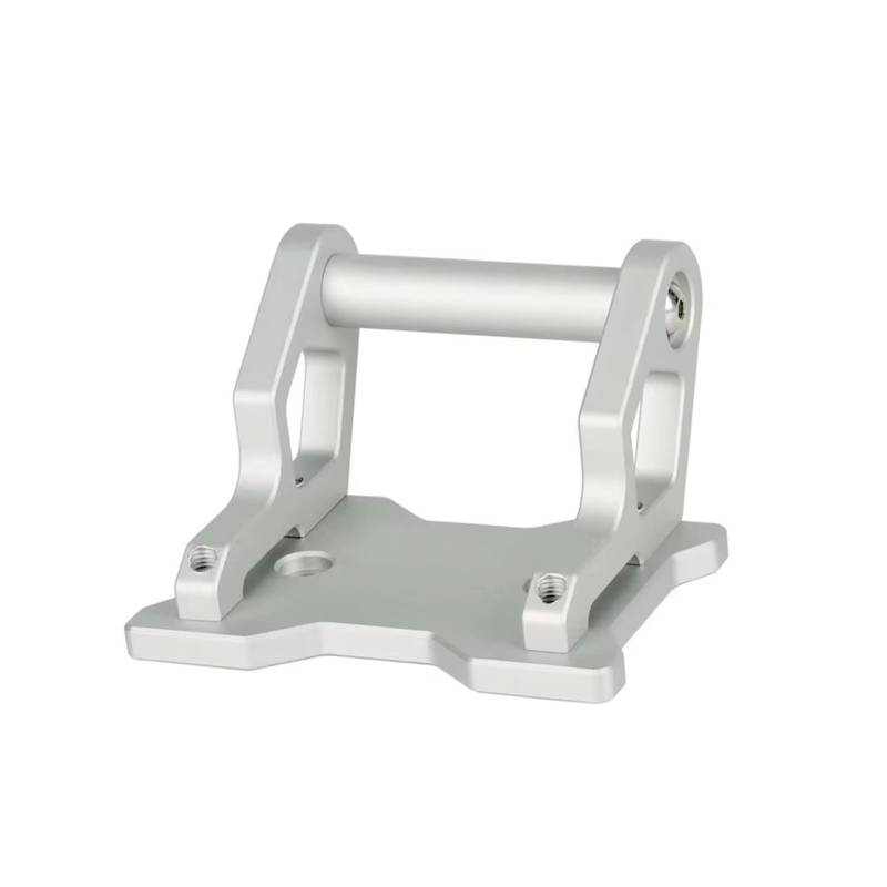 GPS Navigation Motorradhalterung Für CFMOTO Für 450 MT 2024 2025 Motorrad GPS Telefon Halter Stehen Navigation Halterung Schwarz Erweiterung Zubehör(Silver -12MM) von ZJYZYQ