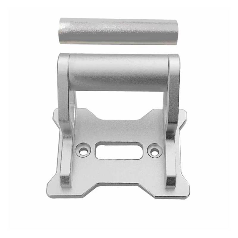 GPS Navigation Motorradhalterung Für CFMOTO Für 450MT 2025 Motorradzubehör CNC Aluminium GPS Telefonhalterständer Navigationsverlängerungshalterung(Silver 12-22mm) von ZJYZYQ