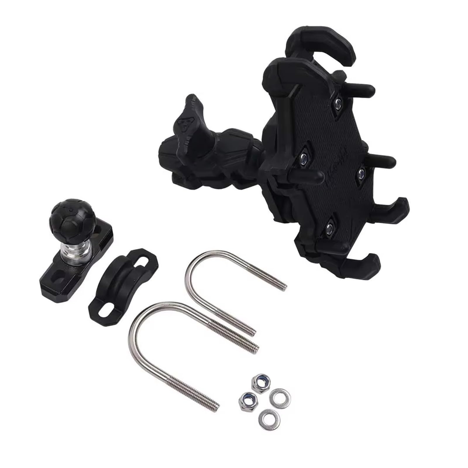 Navigationshalterung Für Benelli Für TRK702 Für TRK702X 2022 2023 2024 Motorrad GPS Navigation Platte Halterung Lenker Adapter Telefon Halter Handy GPS Navigation Platte(B Only Phone Holder) von ZJYZYQ
