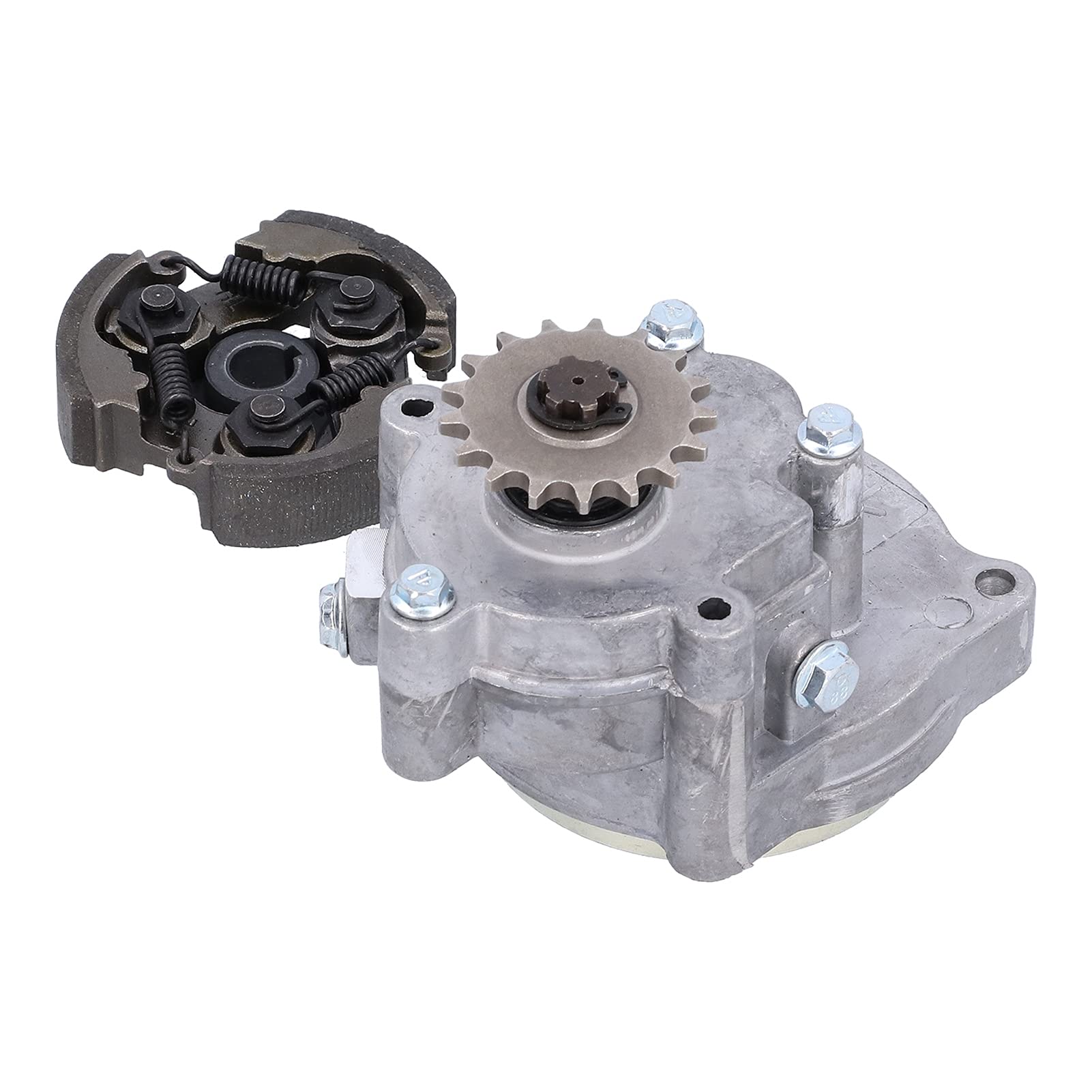 17t Kupplungsgetriebe Kit, Getriebekupplungsbaugruppe ATV Clutch Metalllegierung Einfache Installation für Mini Pit Dirt Pocket Mini Quad ATV T8f Kette von ZJchao